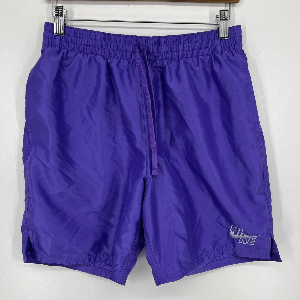 Nike Mens Purple Swim Trunks Board Shorts NESSD450 Size Small